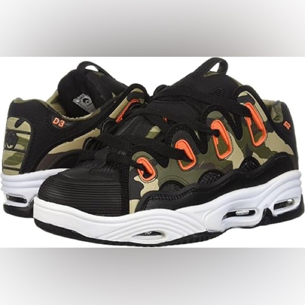 Osiris Homme D3 2001 Chaussure Skate Shoes Sneakers Camouflage BRAND NEW 10.5